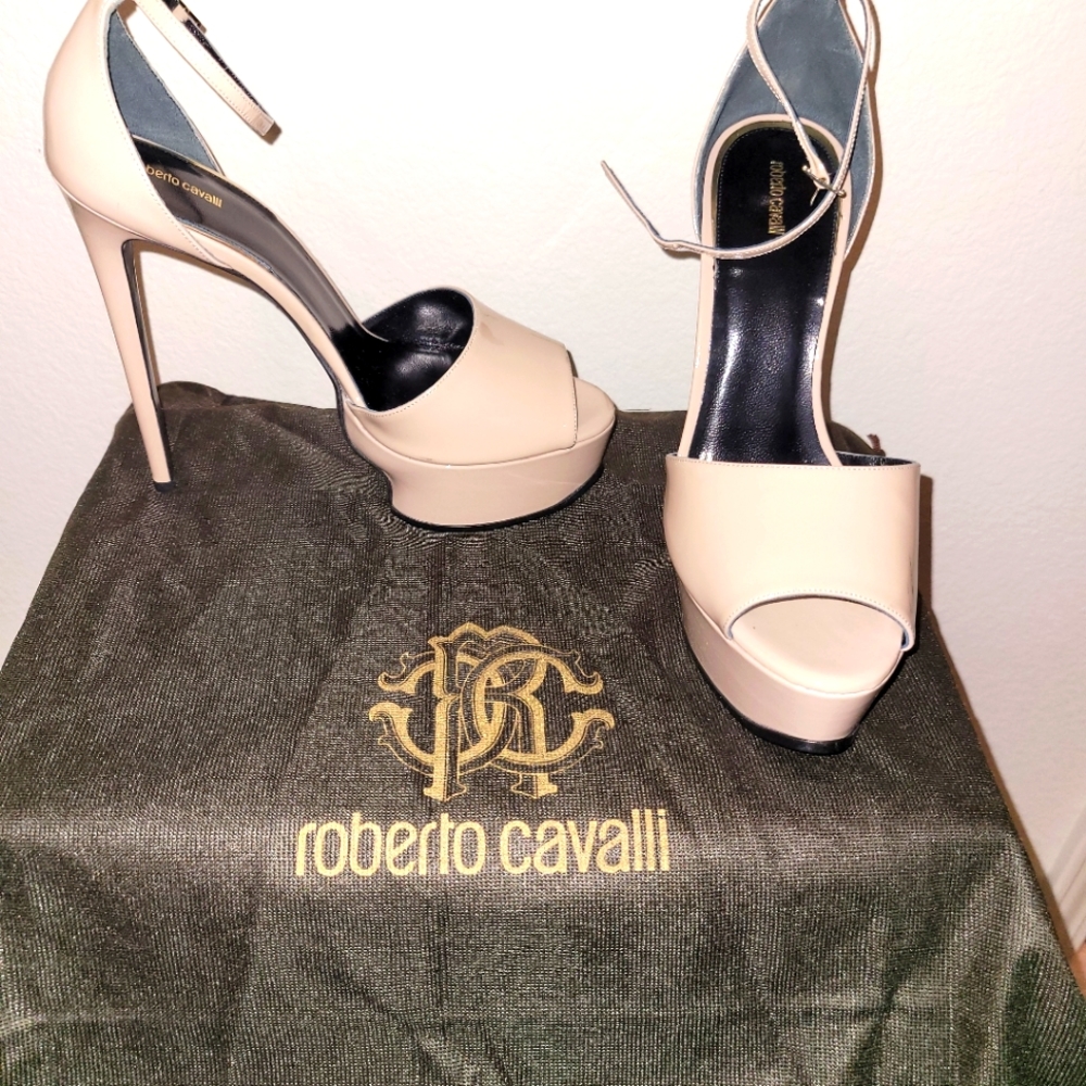 Roberto Cavalli Platform Heels- NEW